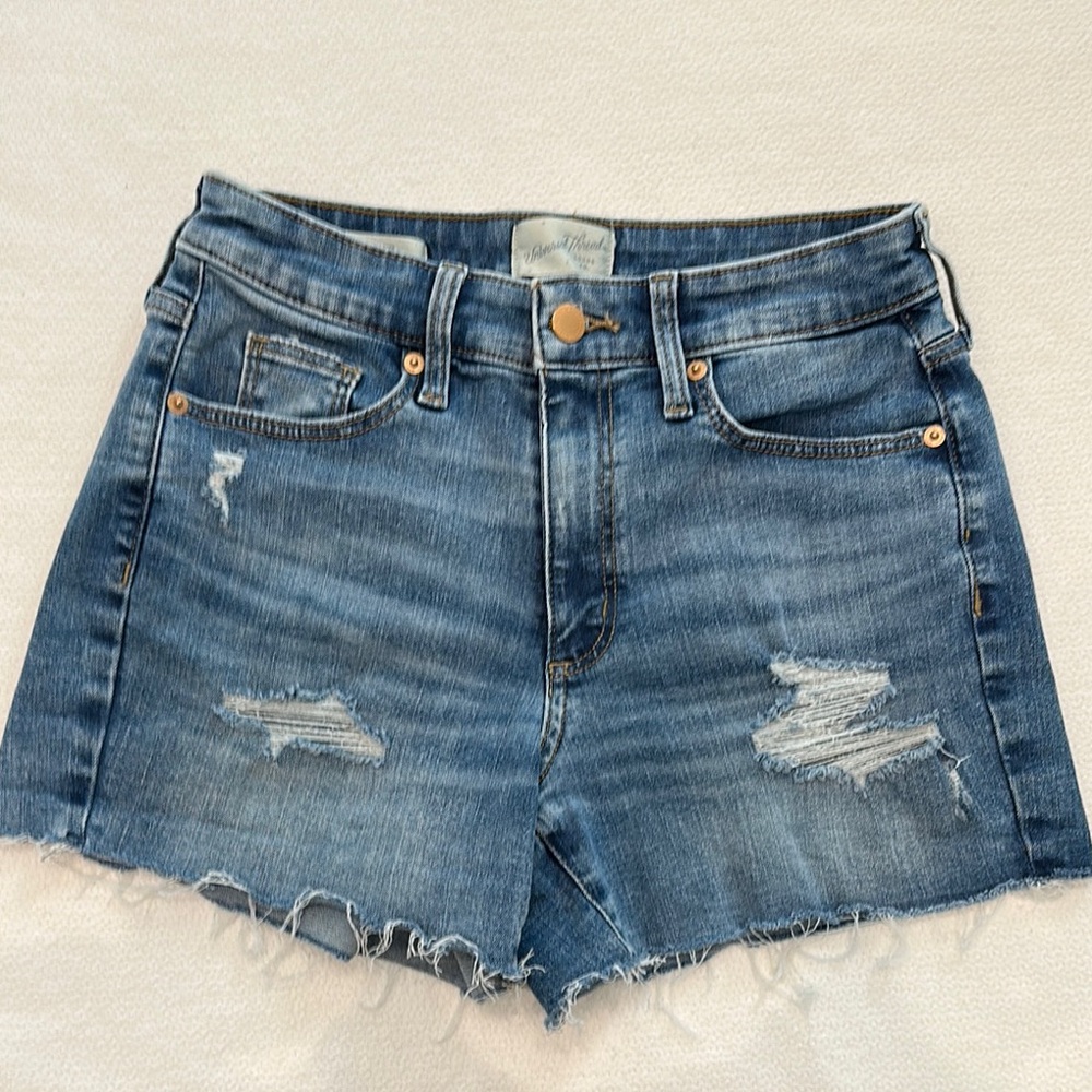 Women’s Cut Off Blue Jean Shorts